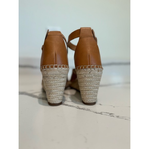 Vince Camuto Espadrille Wedges Taupe Size 9.5 - Picture 12 of 12